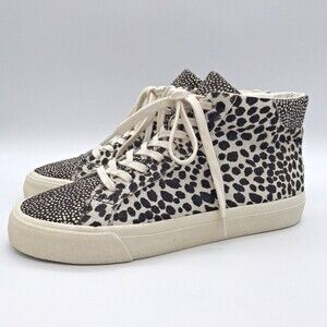 Madewell MA524 Unisex W-7M  M-5.5M Genuine Calf Hair Lace Up Sidewalk Sneakers